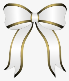 White Bow, Gift, Party, Bow, Ribbon, Holiday, Christmas - White Christmas Ribbon Png, Transparent Png, Free Download