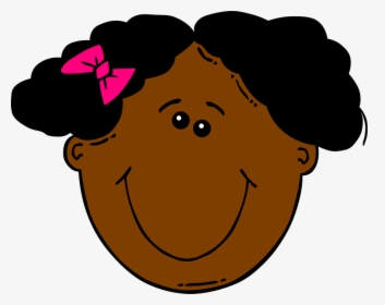 Free Vector Graphic - African American Girl Clip Art, HD Png Download, Free Download