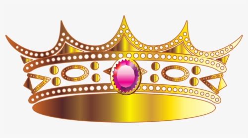 Gold Crown Png - Gold Transparent Background Crown Png, Png Download, Free Download