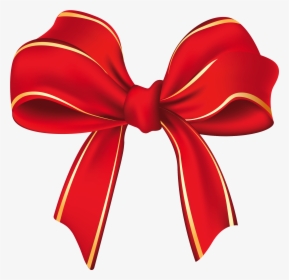Christmas Bow Decoration Png Clipart Clipart Image - Gift Ribbon Png, Transparent Png, Free Download