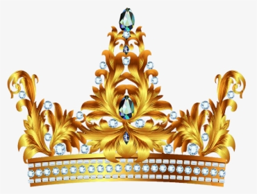 Transparent Gold Crown Png Vector - Transparent Background Queen Crown Clipart, Png Download, Free Download