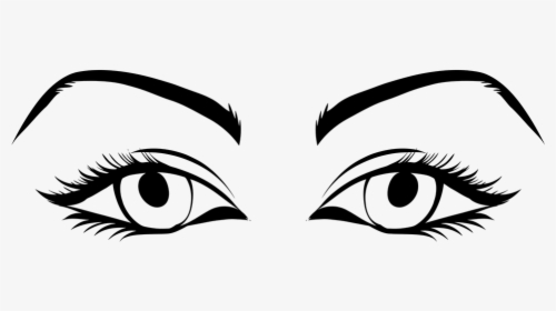 Eyes Black And White, HD Png Download, Free Download