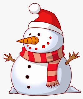 Vector Snowman Transparent - Christmas Clipart, HD Png Download, Free Download