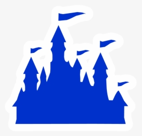 Free Disney World Castle Silhouette Clipart - Disney Castle Icon Png, Transparent Png, Free Download