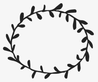 Vines Clipart Wreath - Simple Circle Border Designs, HD Png Download, Free Download