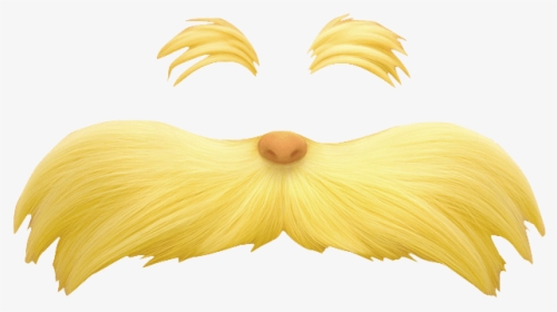 The Lorax Eyebrow And Moustache - Lorax Moustache, HD Png Download, Free Download
