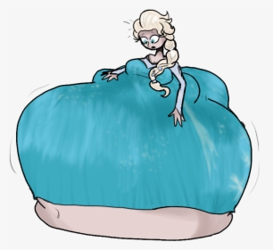 Elsa Anna Weight Gain Adipose Tissue Prohyas - Cartoon, HD Png Download, Free Download