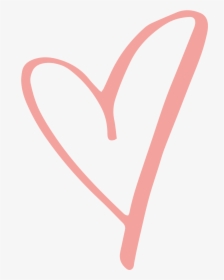 Rustic Clipart Love Heart - Pink Heart Transparent Background, HD Png Download, Free Download