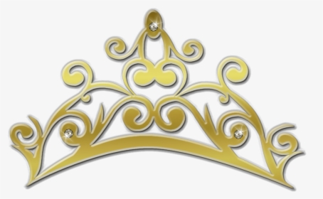 Tiara Vector Gold - Princess Crown Png Gold, Transparent Png, Free Download