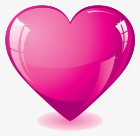 Heart Pink Stock Photography Clip Art - Hot Pink Heart Emoji, HD Png Download, Free Download