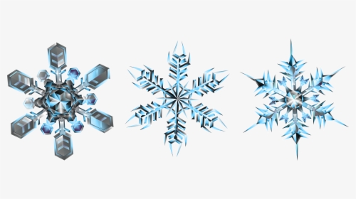 Clipart Snowflake Crystal - Snowflake, HD Png Download, Free Download