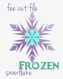 Transparent Snowflake Clipart - Elsa Frozen Snow Flakes, HD Png Download, Free Download