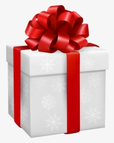 Gift Box With Snowflakes Png Clipart, Transparent Png, Free Download