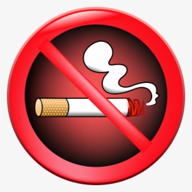 Smoking Ban Sign Clip Art - No Smok, HD Png Download, Free Download