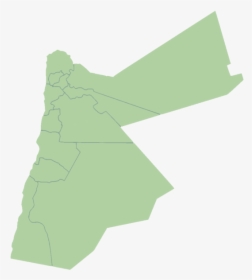 File - Jordan-map - خارطة الاردن Png, Transparent Png, Free Download