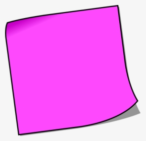 Pix For Pink Post It Notes Png - Colorful Sticky Note Clipart, Transparent Png, Free Download