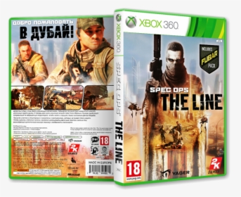 The Line Box Art Cover - Spec Ops The Line Xbox 360 Cover, HD Png Download, Free Download