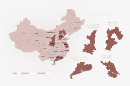 Transparent Paper Map Png - Map Of China No Background, Png Download, Free Download