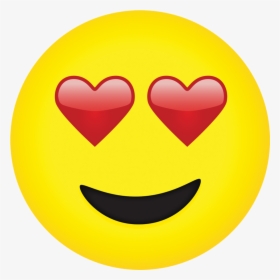 Yellow Heart Emoji Png - Smile Emoji High Resolution, Transparent Png, Free Download