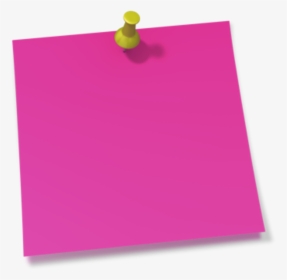 Transparent Thumbtack Png - Post Note Pink Png, Png Download, Free Download