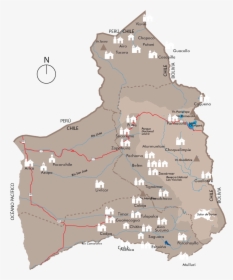 Mapa Arica Y Parinacota, HD Png Download, Free Download