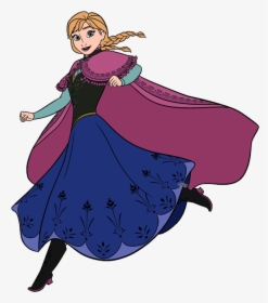 Frozen Anna Png Clipart , Png Download - Anna From Frozen Running, Transparent Png, Free Download