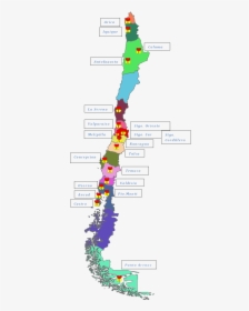 Mapa Emm Chile - South America Climates In Chile, HD Png Download, Free Download