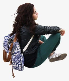 Sitting Png Image - Indian Girl Sitting Png, Transparent Png, Free Download