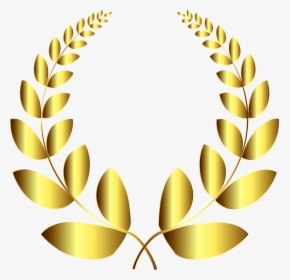 Collection Of Laurel - Gold Laurel Wreath Clipart, HD Png Download, Free Download