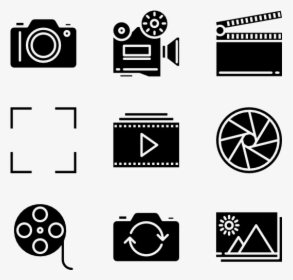 Photo And Video - Film Reel Icon Png, Transparent Png, Free Download