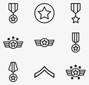 Military Ranks - Draw A Cute Robot, HD Png Download, Free Download