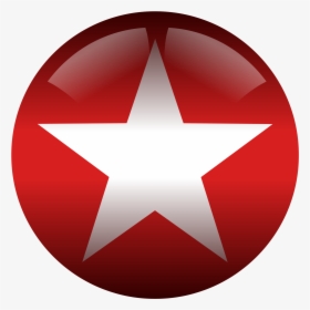 Red And White Star, HD Png Download, Free Download