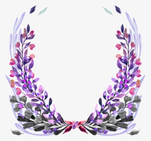Transparent Background Lavender Wreath Clipart, HD Png Download, Free Download
