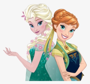 Elsa Clipart Frozen Sisters - Frozen Fever Anna Elsa, HD Png Download, Free Download