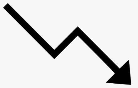 Trending Arrow Chart Decrease - Chart Going Down Png, Transparent Png, Free Download