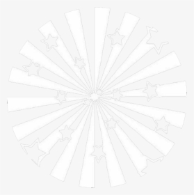 Transparent Circle Star Png - Black And White Star Burst, Png Download, Free Download