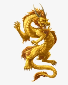 Chinese Dragon Gold - Chinese Dragon No Background, HD Png Download, Free Download