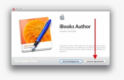 Ibooks Author License Agreement - Ibooks Author, HD Png Download, Free Download