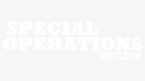 Special Operations Outlook - Black-and-white, HD Png Download, Free Download