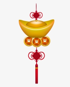 Chinese Ornament Png Clip Art - Chinese New Year Ornaments Png, Transparent Png, Free Download