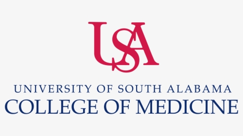 Usa College Of Medicine Centered - Usa University Of South Alabama Logo, HD Png Download, Free Download