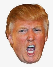 Donald Trump Head Fuck Yeah Png - Cut Out Trump Face, Transparent Png, Free Download