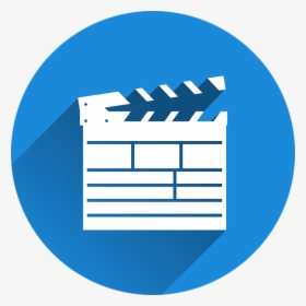 Filmklappe, Film, Cinema, Hatch Synchronously, Icon - Film Icon Png Blue, Transparent Png, Free Download