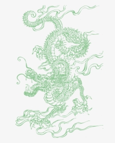 Green Chinese Dragon - Chinese Dragon, HD Png Download, Free Download