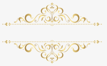 Ornament Png Transparent Background - Gold Floral Frame Png, Png Download, Free Download