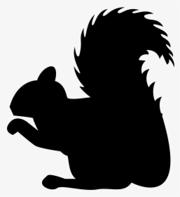 Squirrel Silhouette Png, Transparent Png, Free Download