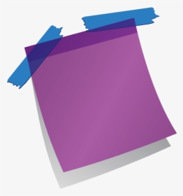 Transparent Pink Sticky Note Png - Purple Sticky Note Transparent Background, Png Download, Free Download