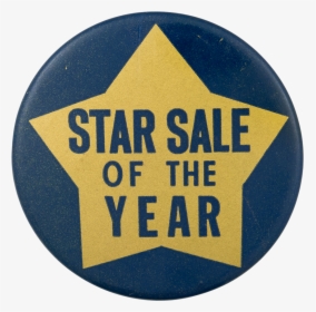 Star Sale Of The Year Event Button Museum - Circle, HD Png Download, Free Download