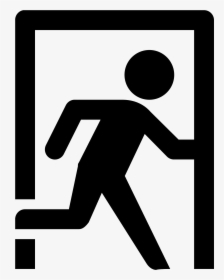 Emergency Exit Icon Png, Transparent Png - kindpng