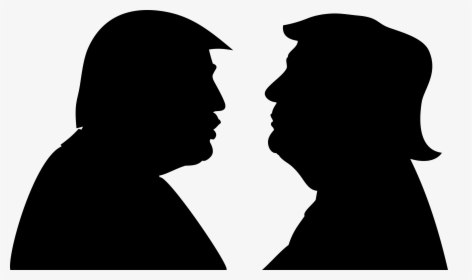 Trump And Trump Again Clip Arts - Donald Trump Silhouette Png, Transparent Png, Free Download